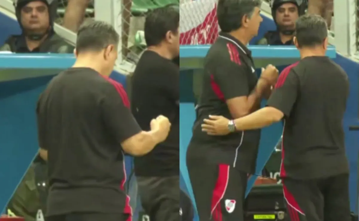 Video: así reaccionó Gallardo al gol de River vs. Ciudad Bolívar.
