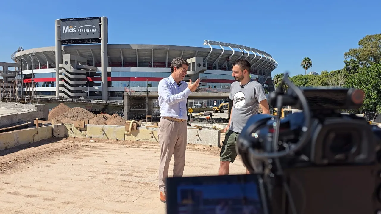 Pablo Bereciartua explicó los detalles de las obras que se están llevando a cabo en el Puente Labruna.