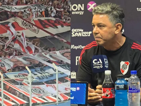 El sentido mensaje que Gallardo le mandó al hincha en medio de los malos resultados