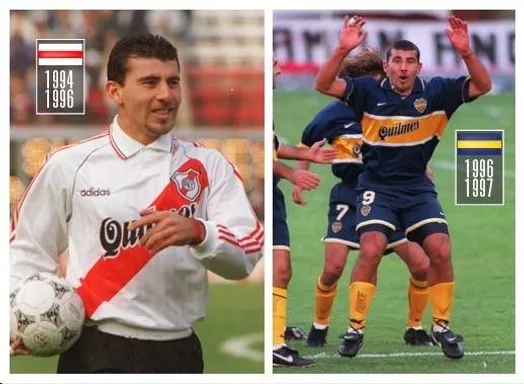 Cedrés salió campeón de la Libertadores 1996 con River, al mes se fue a Boca y le gritó un gol a River en un superclásico.