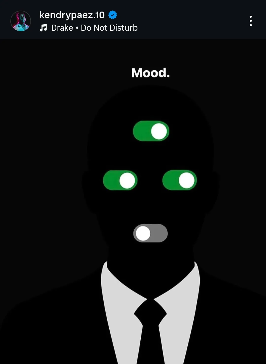 El posteo de Kendry Páez que después borró.