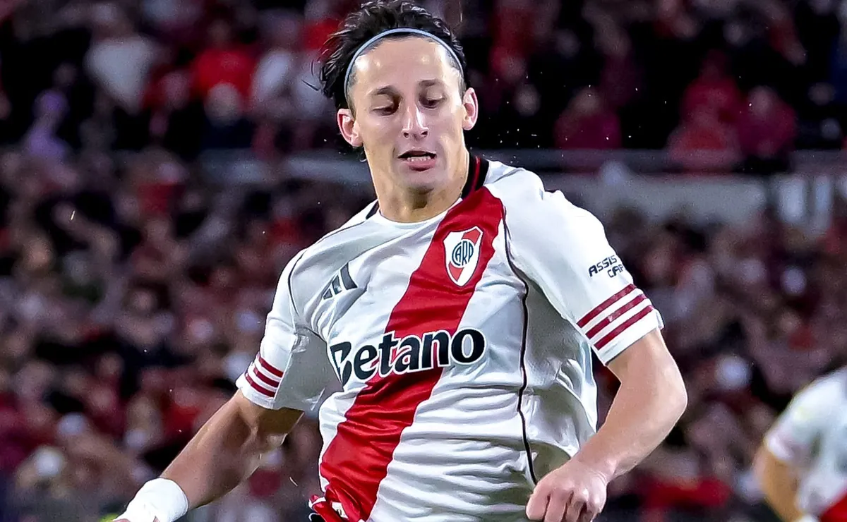 Galarza Fonda acumuló 778 minutos divididos en 14 partidos con la camiseta de River.