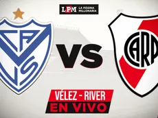 Vélez vs River EN VIVO: transmisión gratis minuto a minuto por el Torneo Apertura