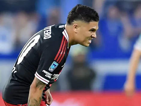 Alarma en River: Juanfer solo jugó 27 minutos y pidió el cambio
