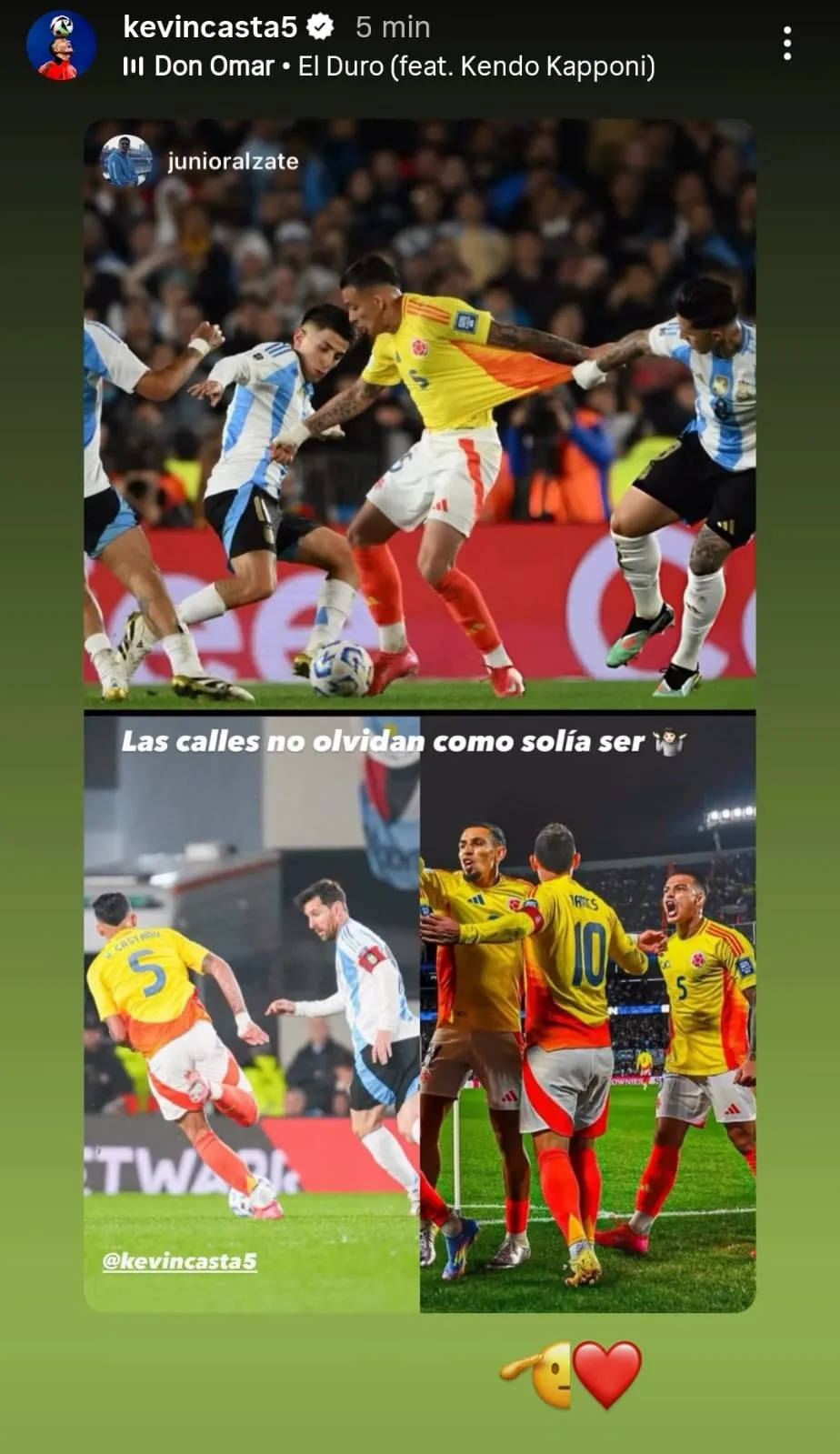 El posteo que terminó eliminando.