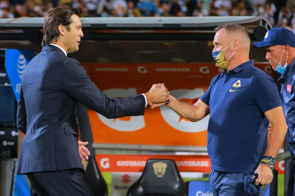 Santiago Solari en México: dirigió 51 partidos al América, con 26 triunfos, 12 empates y 13 derrotas. No ganó títulos. (Foto: Getty).