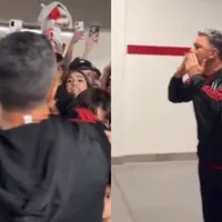 Multitud de hinchas, lágrimas y abrazos: la despedida de los hinchas a Gallardo en el Monumental