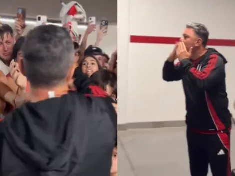 Multitud de hinchas y lágrimas: la emotiva despedida a Gallardo en el Monumental