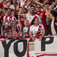 “Jugadores, la c… de su madre”: fuertísimo mensaje del Monumental entero antes de que arranque el partido de River con Banfield