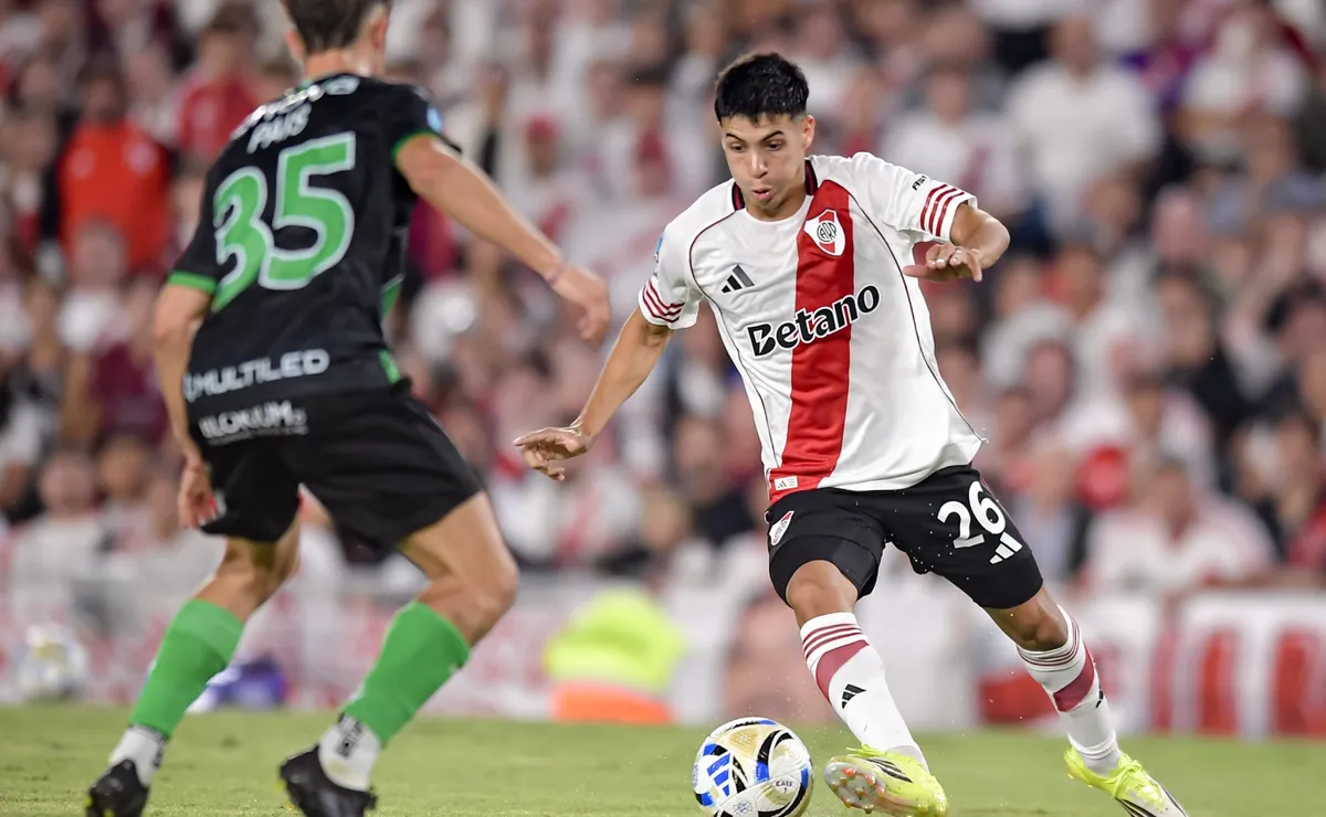 Tomás Galván, otra vez el mejor de River.