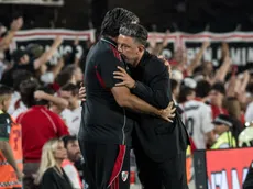 La última alegría: cómo vivió y festejó Gallardo el gol de Joaquín Freitas