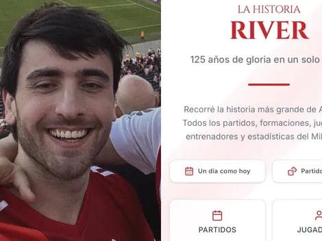 Historia River, la web que es furor: así funciona la base de datos gratuita que reúne formaciones, estadísticas y partidos