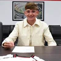 Gianfranco Ledestre, capitán de River en la Messi Cup, firmó su primer contrato y quedó blindado