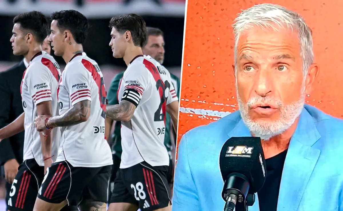 Omar Labruna aseguró que el vestuario de River "está partido".