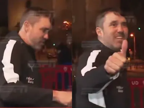 A días de asumir, Coudet se sacó fotos y le firmó a un hincha de River en España