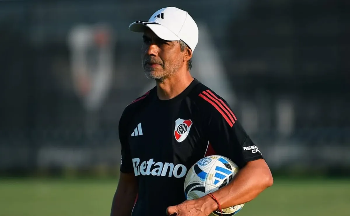 Los juveniles de River que se pierden el partido de Reserva y se entrenarán con Primera por pedido de Coudet