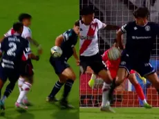¿Era penal? La jugada que todo River reclamó vs. Ind. Rivadavia y Tello omitió
