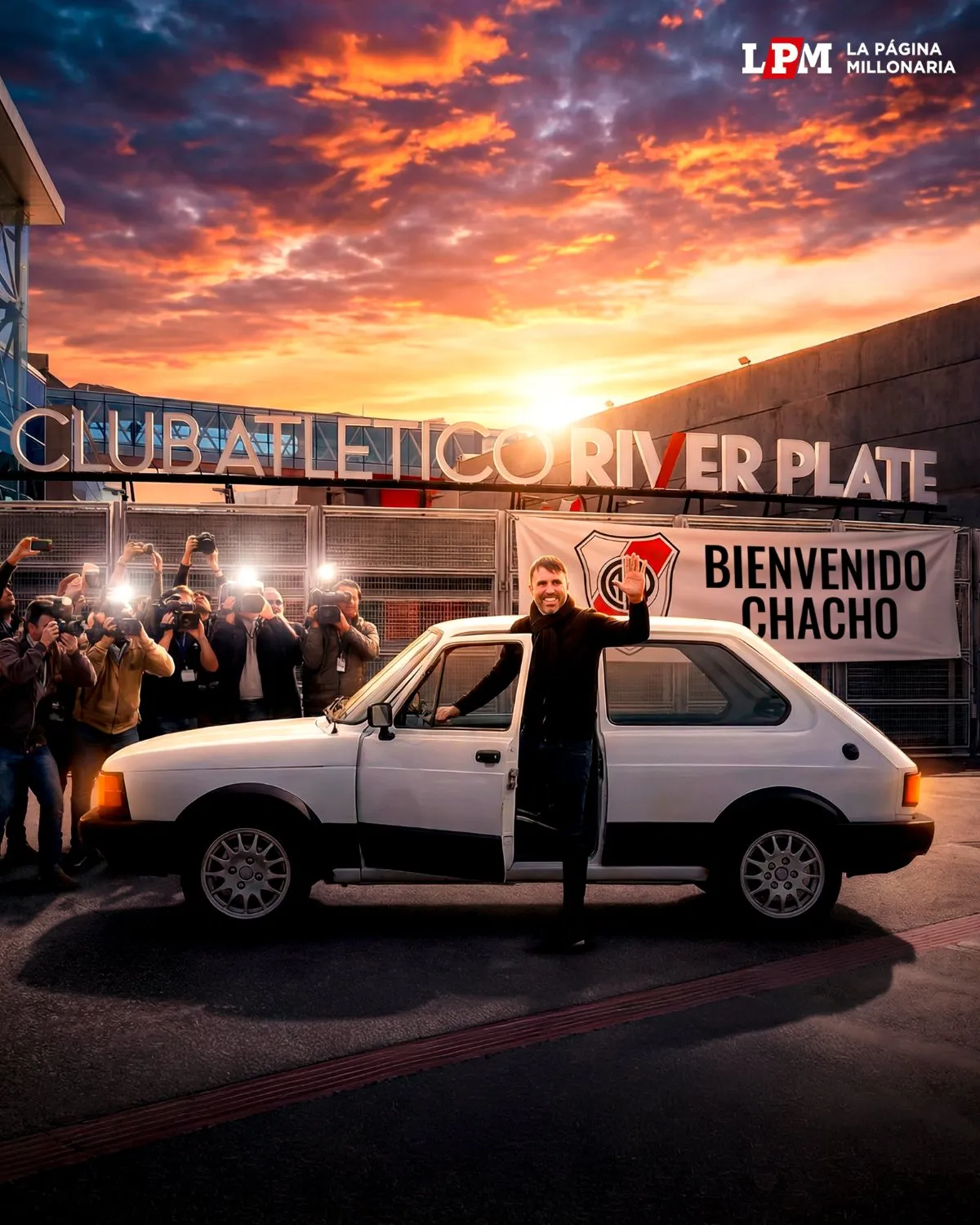 Bienvenido a River, Eduardo.