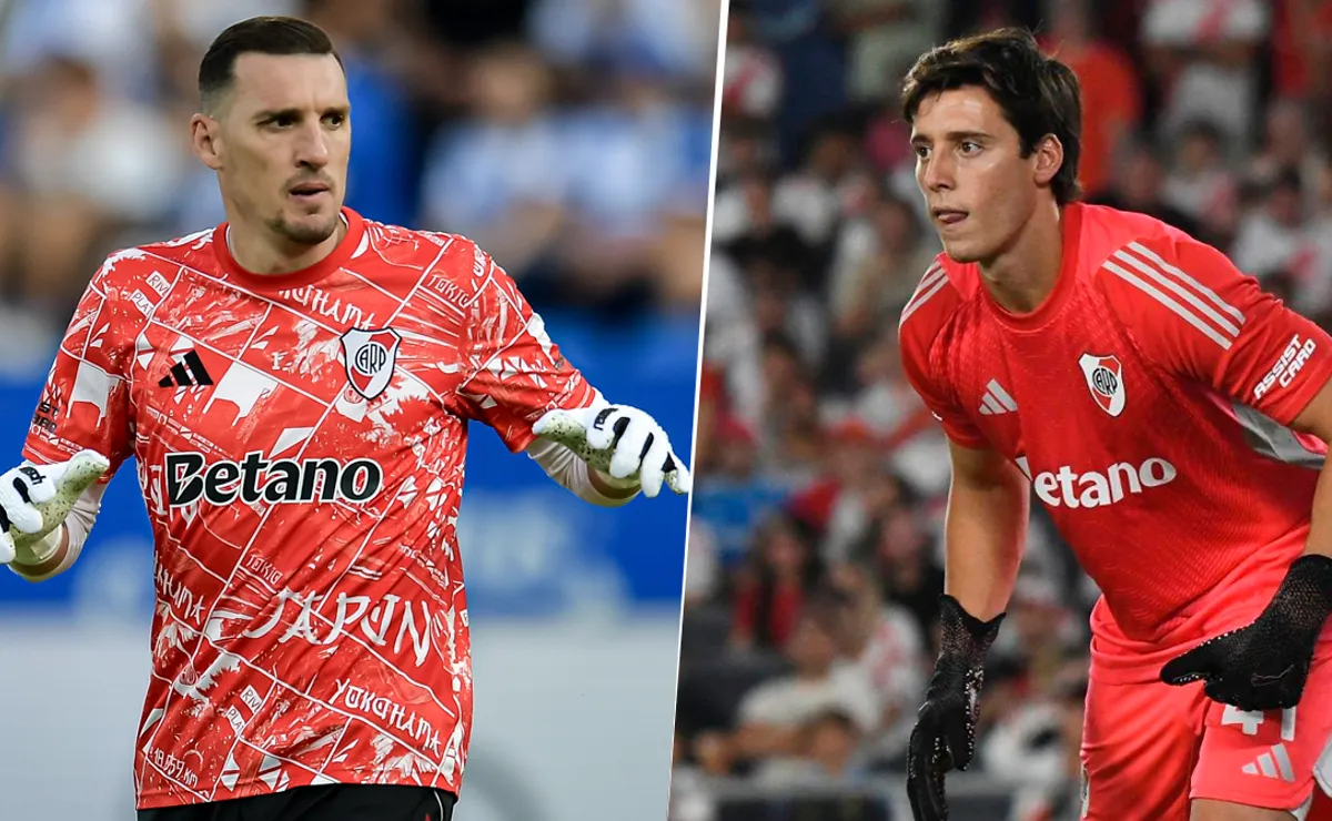 Franco Armani y Santiago Beltrán.