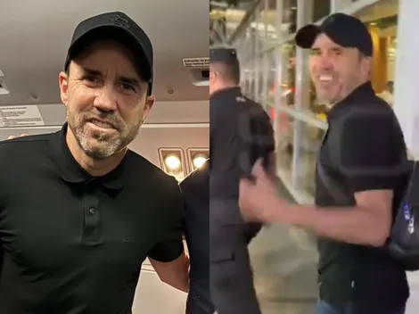 El día Chacho: Coudet llegó al país, firma, presentación y primera práctica en River