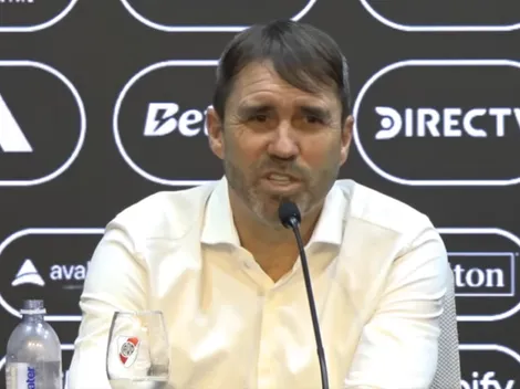 Coudet se presentó como DT de River: "Empezamos un hermoso camino juntos" y el ADN que buscará inculcarle a su equipo