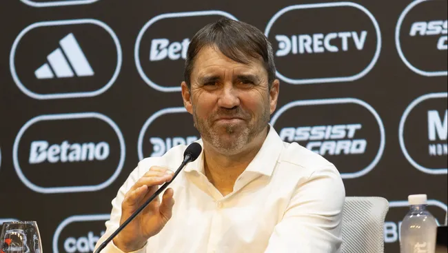 Coudet habló de su cuerpo técnico en River. Foto: LPM / Damián Marcovecchio.