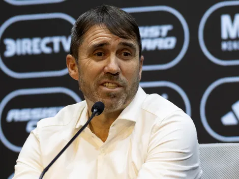 En su presentación, Coudet le envió un contundente mensaje a los jugadores de River: "No miro..."