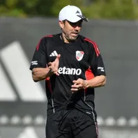 El último en irse: cómo fue el primer día del Chacho Coudet como DT de River