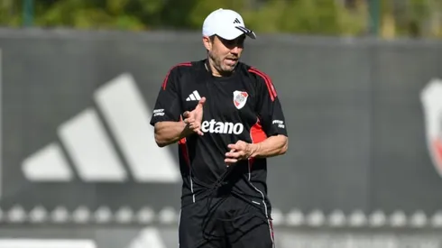 Coudet tuvo su primer día como DT del club.