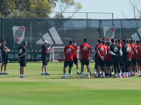 Qué le dijo el Chacho Coudet al plantel de River en su primer entrenamiento