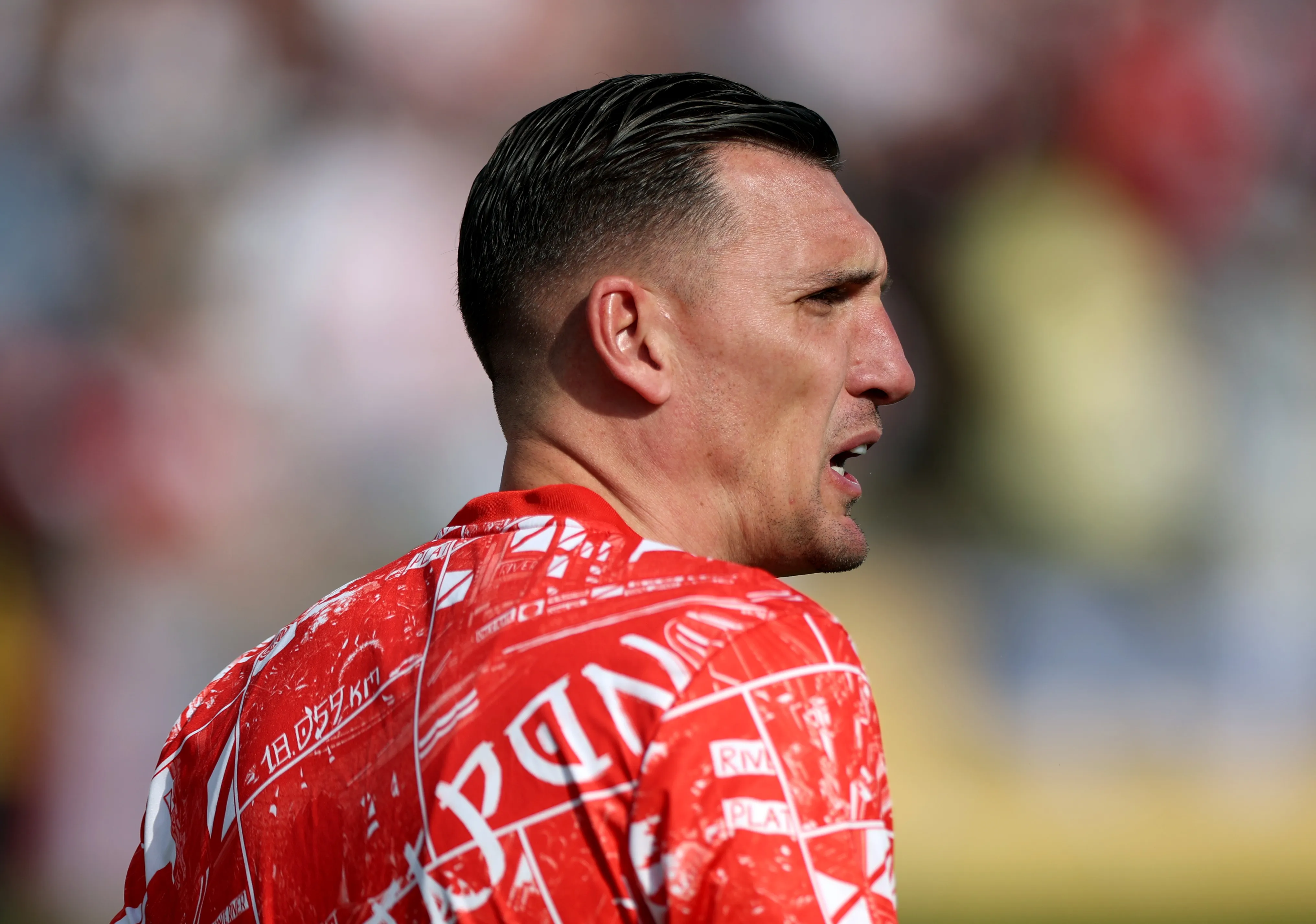 Armani se sometió a un tratamiento de células madres en el tendón de Aquiles derecho. (Getty Images)