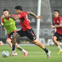 Las perlitas del segundo entrenamiento de Eduardo Coudet en River: indicaciones y los goles de Galoppo y Colidio