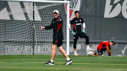 El Chacho comienza a delinear su primer once oficial en River