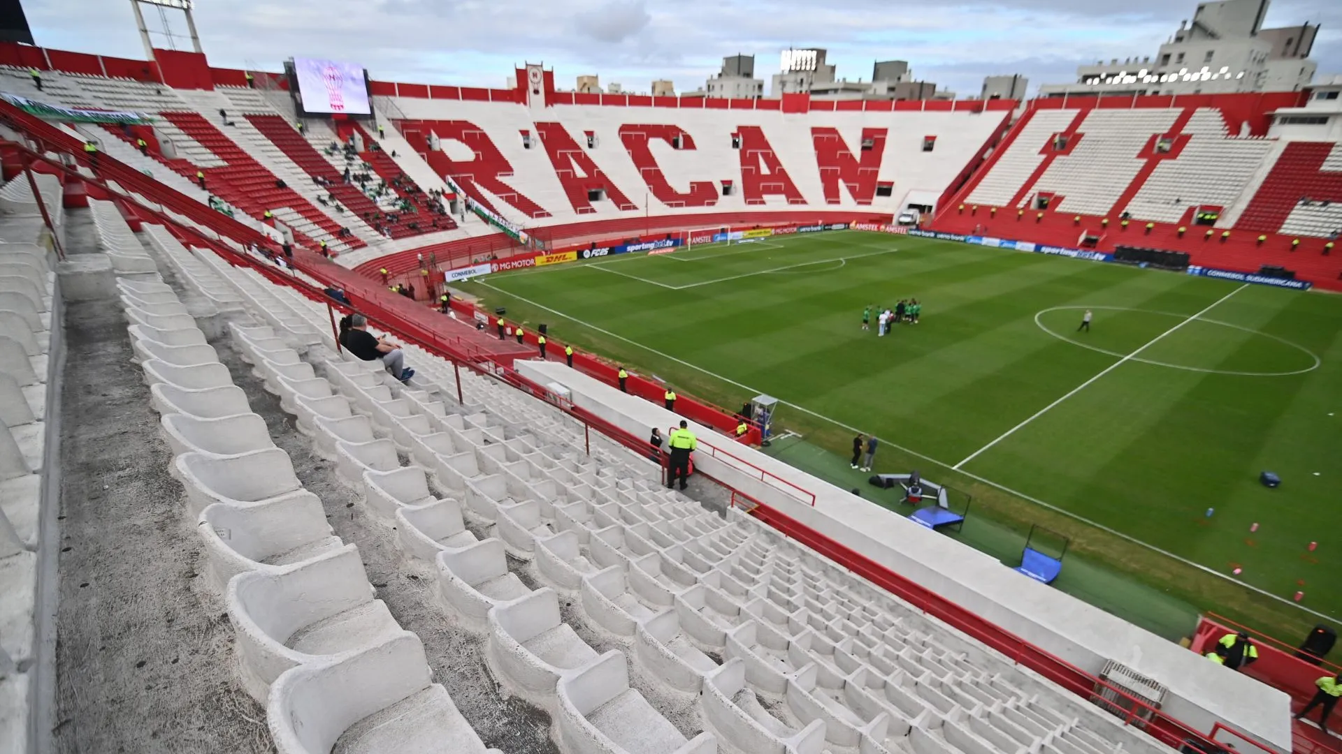 River enfrentará a Huracán con aforo reducido en el Ducó. (Prensa Conmebol)
