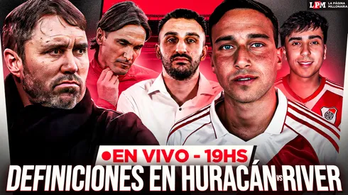 Definiciones de cómo se juega Huracán vs. River, el primer once de Coudet y más: seguí EN VIVO el stream