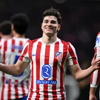 Julián Álvarez, figura total ante el Tottenham: doblete y asistencia en Champions