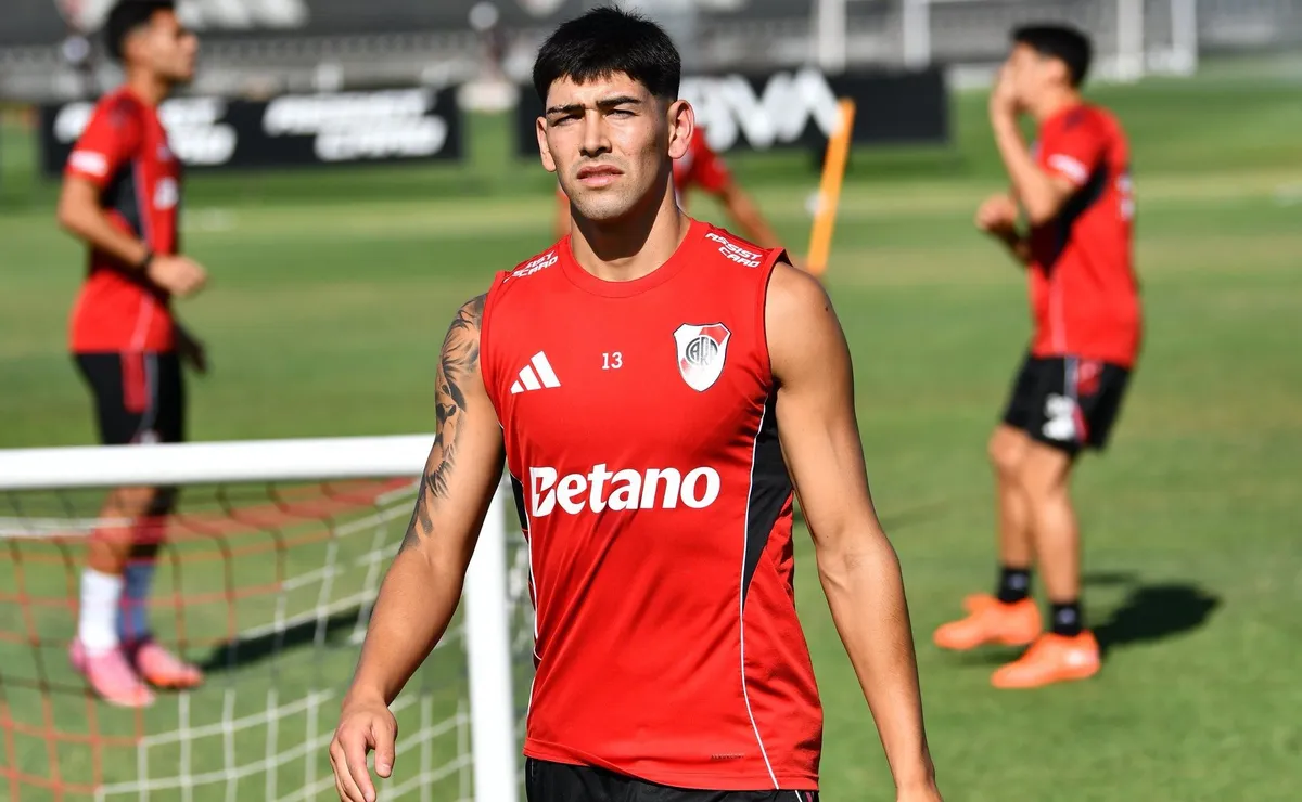 Lautaro Rivero está al 100% para el partido de mañana por la noche