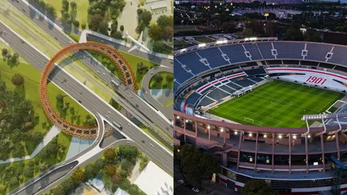 La obra afecta los accesos al Monumental.

