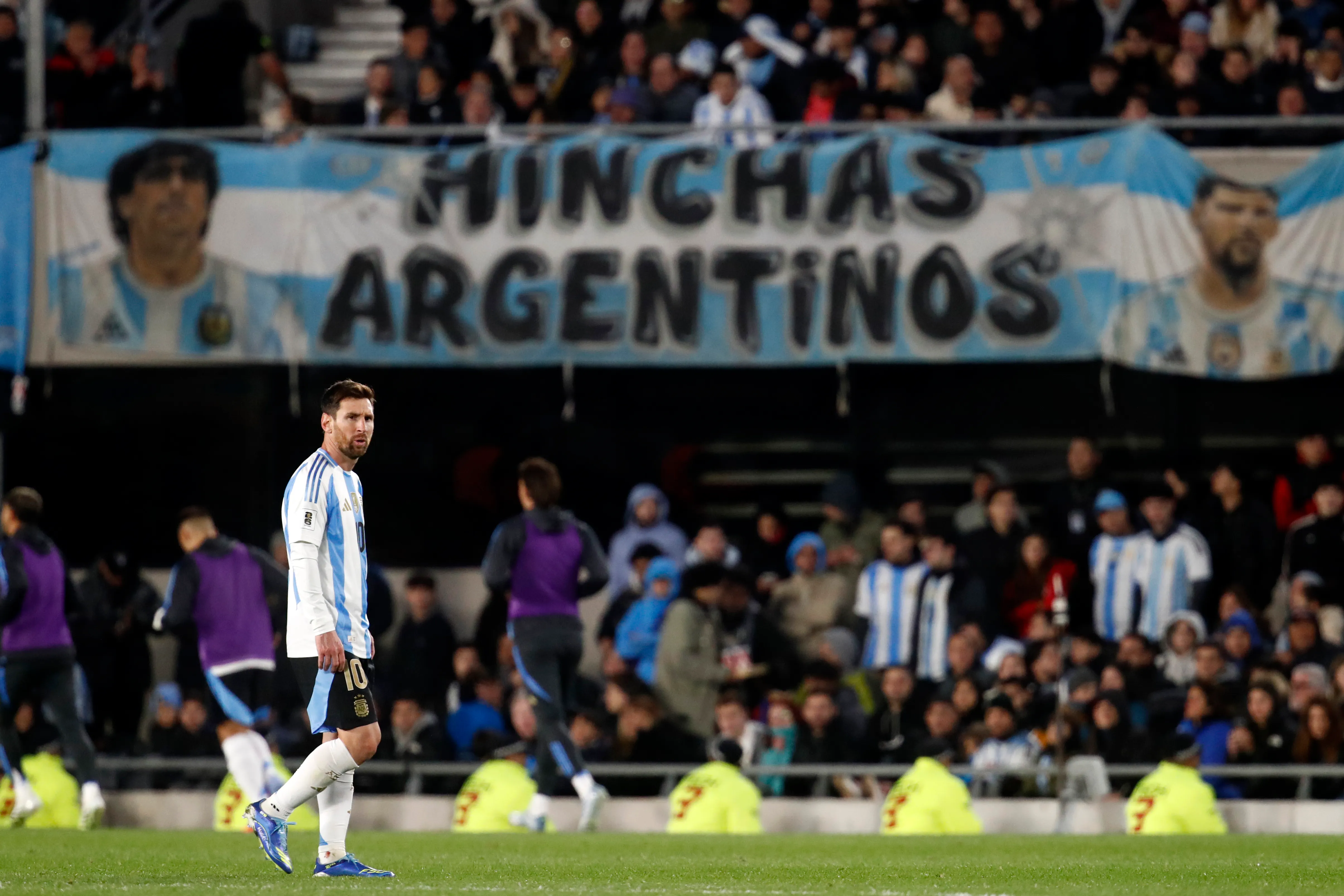 La Selección Argentina no juega en el Monumental desde el 4 de septiembre pasado ante Venezuela por Eliminatorias. (Foto: Getty).