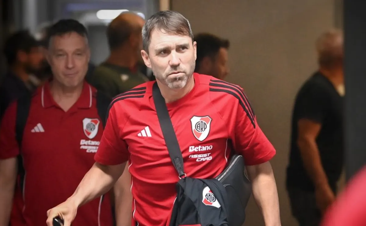 Coudet confirmó a los once de River ante Sarmiento.