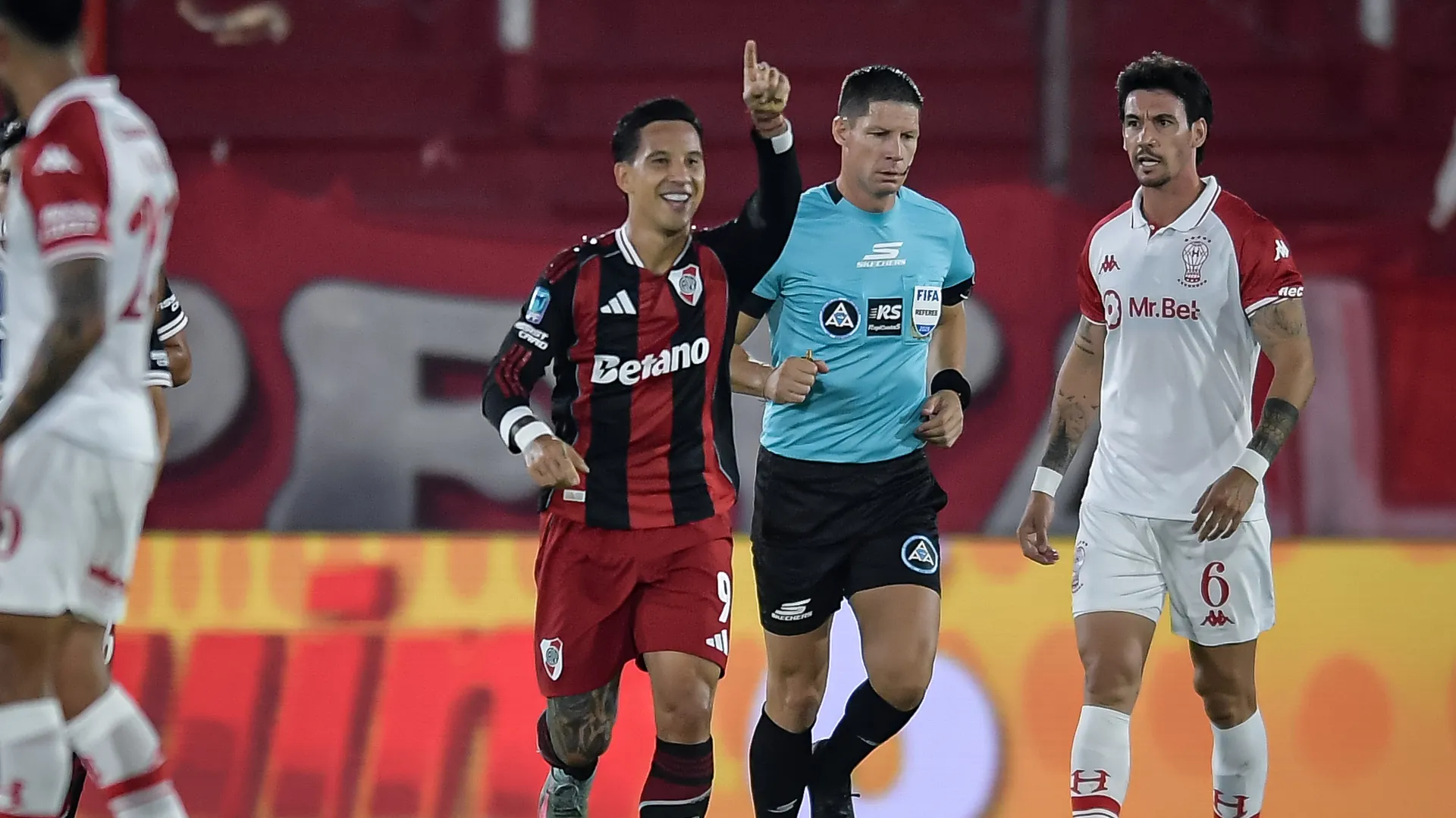 Driussi marcó uno de los goles del triunfo.