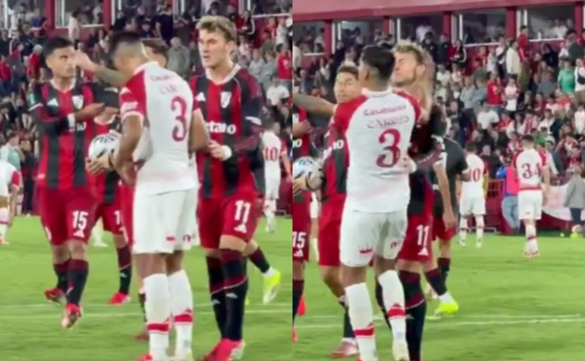 Video: Colidio se fue expulsado ante Huracán.
