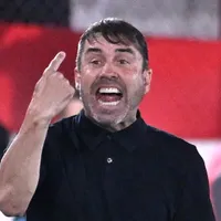 Eduardo Coudet explicó por qué Juanfer Quintero entró y pateó el penal en River vs. Huracán