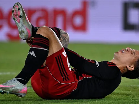 ¿Alarma en River? Por qué salió Driussi en el entretiempo vs. Huracán