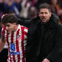 Tras poner en duda su futuro en Atlético, Simeone le respondió a Julián Álvarez