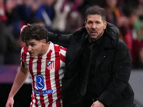 Tras poner en duda su futuro en Atlético, Simeone le respondió a Julián Álvarez