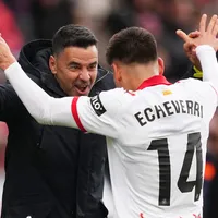 La profunda reflexión del DT de Girona sobre Echeverri tras su primer gol
