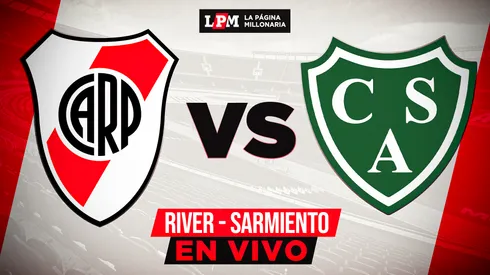 Seguí minuto a minuto River vs. Sarmiento.