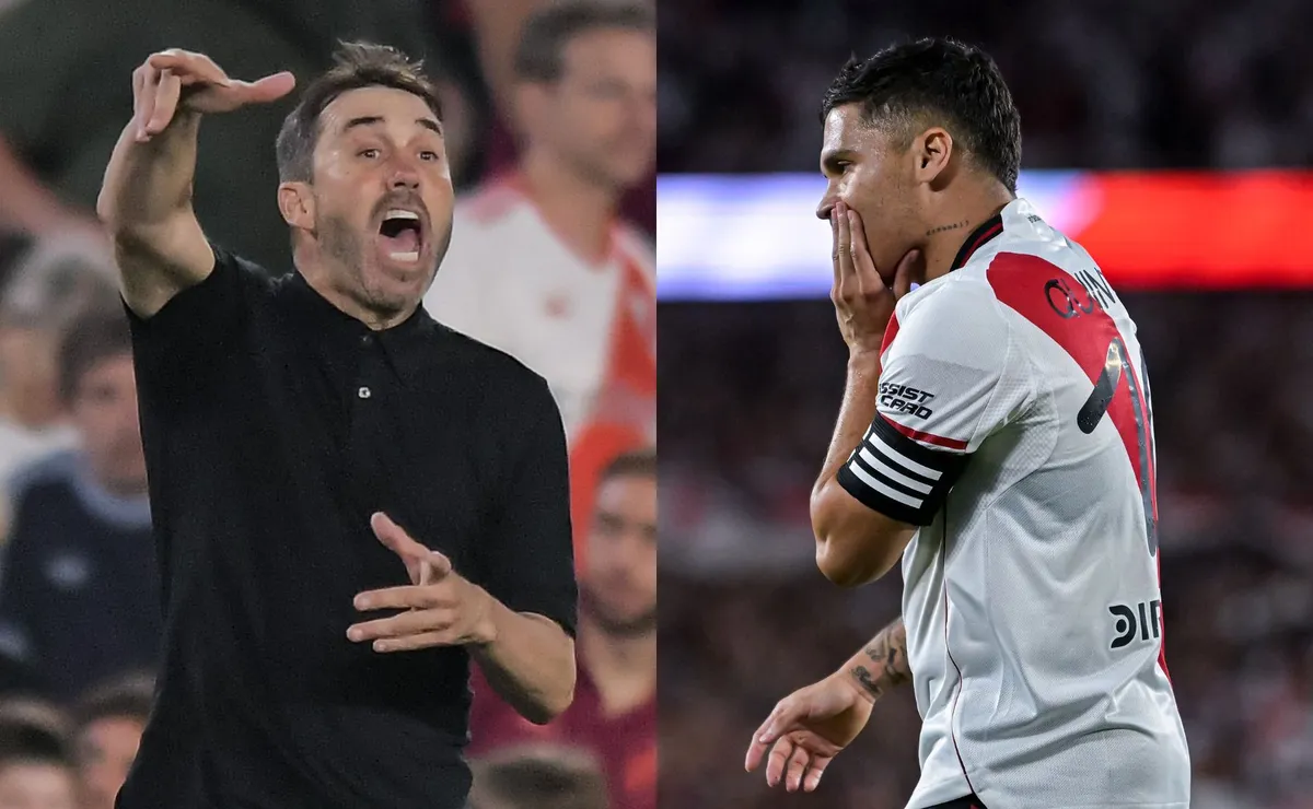 Qué le dijo el entrenador al 10 de River.