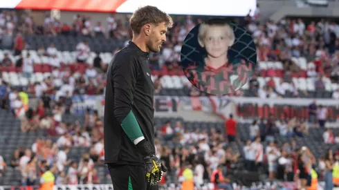 El arquero rival vivió un momento particular.